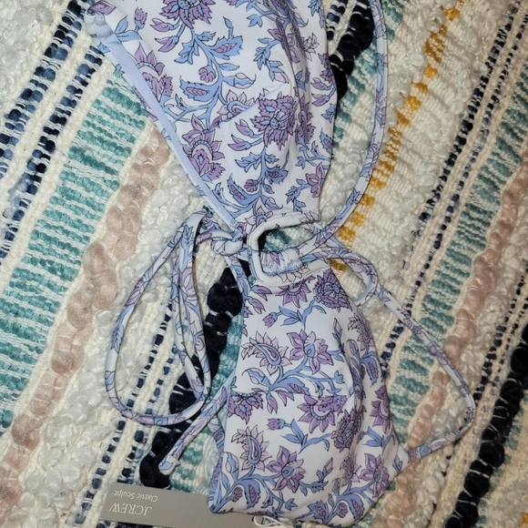 Floral Bikini Set in Purple and White - Picture 2 of 6